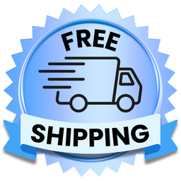 Trust badge with text 'Free Shipping'