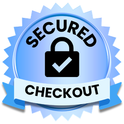 Trust badge with text 'Secured Checkout'