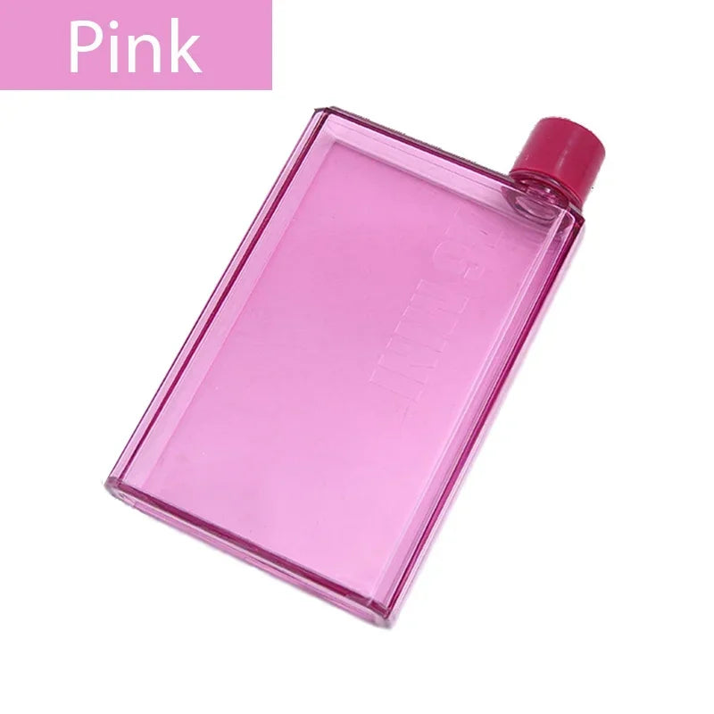Pink water bottle on a white background with 'Pink' label.