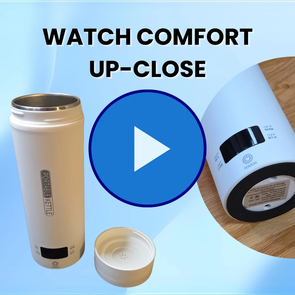 Demo video showing our electric heating thermos with up-close details and operating guidelines.